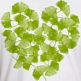 thumbnail image 3 of CafePress - Ginkgo Leaf Heart Fitted T Shirt - Fitted T-Shirt, Vintage Fit Soft Cotton Tee, 3 of 4