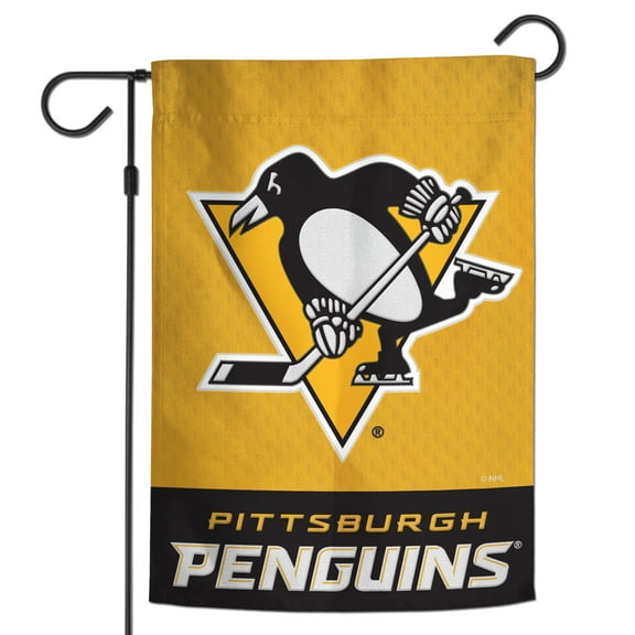 WinCraft Pittsburgh Penguins 12" x 18" Applique Garden Flag
