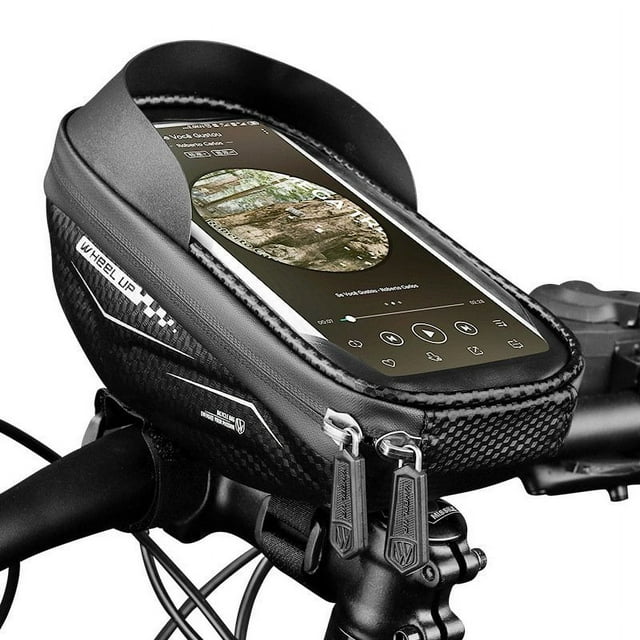 7in Bike Phone Mount Front Frame Bag Waterproof Reflective