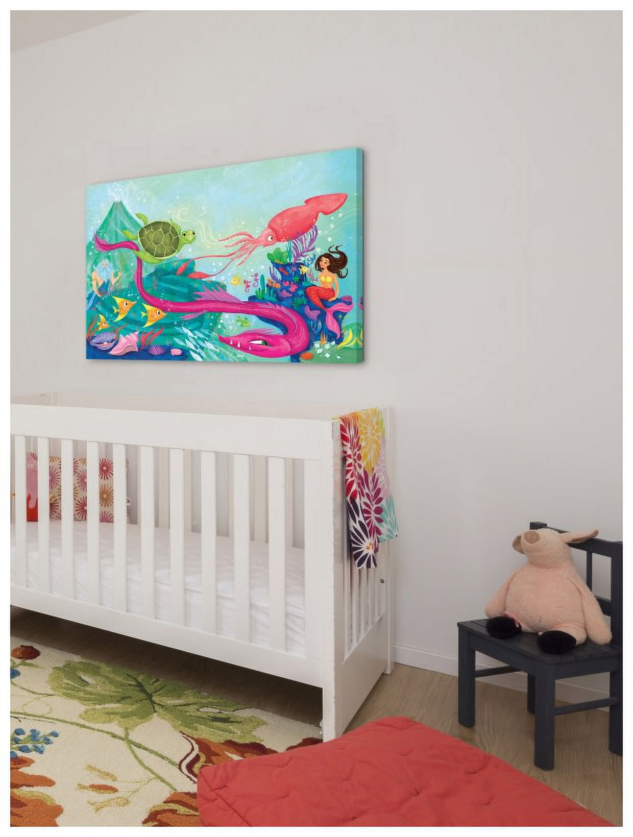 Marmont Hill "Sea Friends" by Curtis Painting Print on Canvas