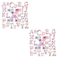 thumbnail image 3 of Guardoinrt Sewing Letter Patches Shiny Stitching Ornament Clothes Decor Alphabet Patch Type 2 2Set, 3 of 6