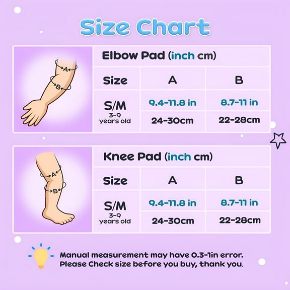 BESTSKY Kids Knee Pads Elbow Pads Wrist Guards Protective Gear Set for Skateboarding Inline Roller Biking Roller Skating Cycling Outdoor Sports