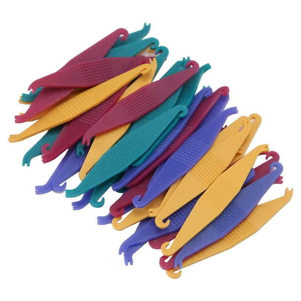 Placeres de banda de goma elástica dental, 40 piezas Bandas de goma dentales Placeres de bandas de goma de ortodoncia Placeres elásticos de plástico de ortodoncia Rendimiento probado