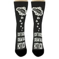 thumbnail image 4 of ThisWear Hot Rod Lover Gifts I Don't Snore I Dream I'm a Hot Rod Novelty Gifts 1-Pair Novelty Crew Socks, 4 of 5