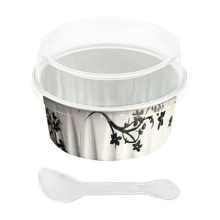 

Aluminum Foil Cupcake Lined Aluminum Foil Mini Cupcake Container With Cover Baking Cup Muffin Liner