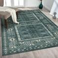 thumbnail image 3 of Luxe Weavers Boho Blue 5x7 Area Rug, Geometric Living Room Carpet, 3 of 4