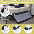 INFANS Bed Rails for Toddlers, Foldable Safety Baby Crib Rail Fit for Kids Twin, Extra Long