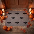 thumbnail image 7 of Summercome Halloween Spooky Jacquard Ghost Bath Mat, Jacquard Pumpkin Bathroom Rug, Soft Plush Non-Slip Washable Bath Rug for Halloween Front Door Decor, Machine Washable, 16x24 Inch, 7 of 7