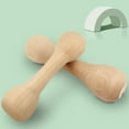 thumbnail image 2 of Juguete para morder para perros con forma de hueso, juguete para masticar para cachorros, juguete de madera para morder para perros, 2 of 8