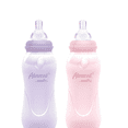 thumbnail image 1 of Pack x2 Biberones Evenflo 240ml Flujo Medio 3m+ Xtellar rosa, 1 of 3