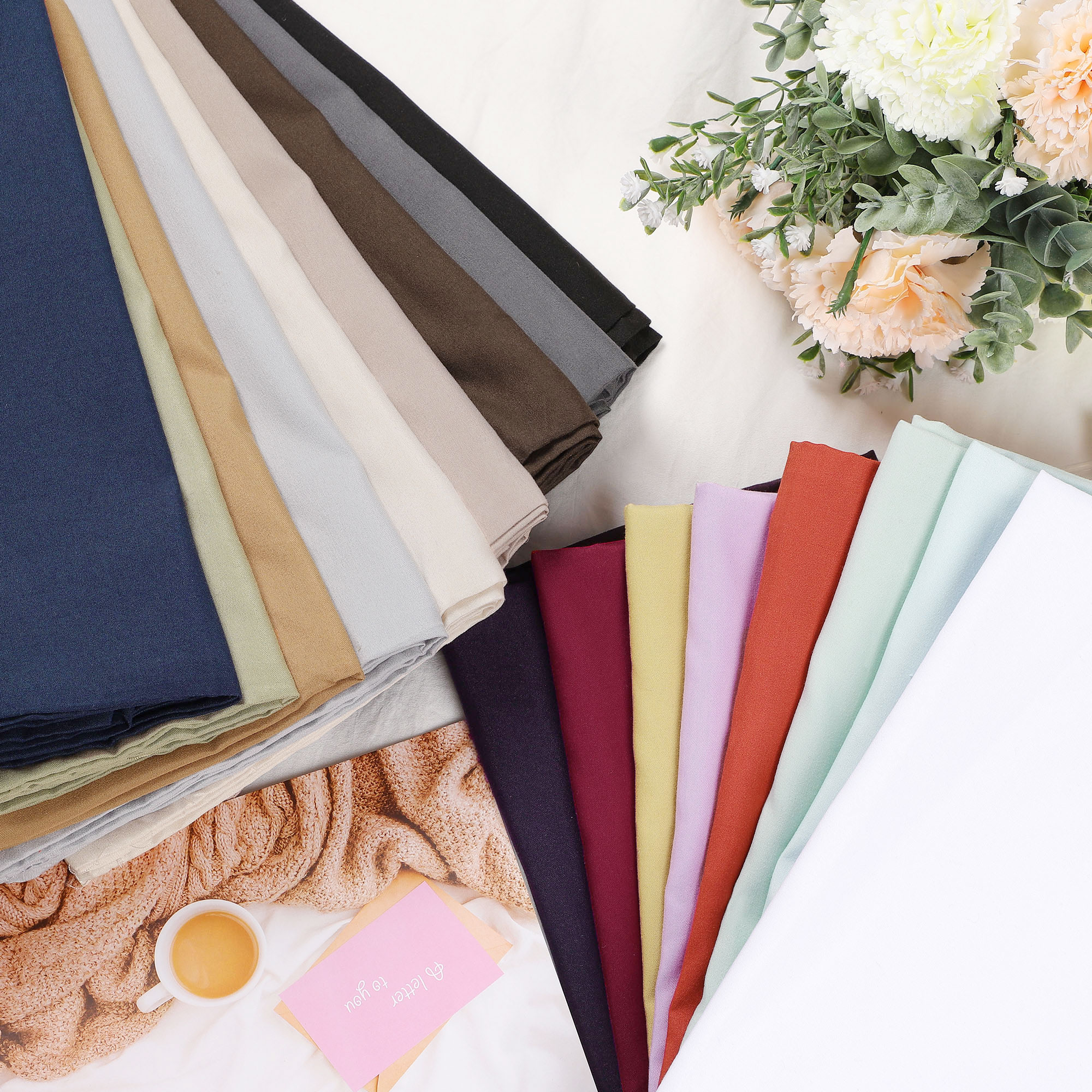 Unique Bargains 2-Piece 1800D Microfiber Solid Pillowcases Cream Travel