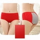 thumbnail image 4 of Gibobby Ropa Interior para Mujer Pantalones fisiológicos para mujer, bragas algodón antifugas laterales, calzoncillos cintura media, ropa interior Sexy encaje para mujer(Multicolor, M), 4 of 5