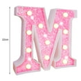 thumbnail image 6 of Tnobhg LED Letter Light Glitter Alphabet Sign with Hanging Hole Night Light Party Wedding Home Decoration LED Light, 6 of 8