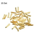 thumbnail image 3 of 20 Juegos Doble Abrir Cremallera Unique Bargains Kits de Reparar Cierre Tono Dorado #3, 3 of 5