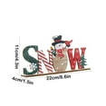 thumbnail image 3 of Matoen Christmas Table Signs Decorations Wooden Centerpiece Tabletop Santa Claus Wood Desktop Decor for Kitchen Home Xmas Holiday Party Supplies, 3 of 5