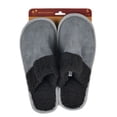 thumbnail image 2 of Men's Slipper Faux Fur Soft Warm Slip On Memory Foam Cushion Casual House Shoe, Brown, S, 2 of 2