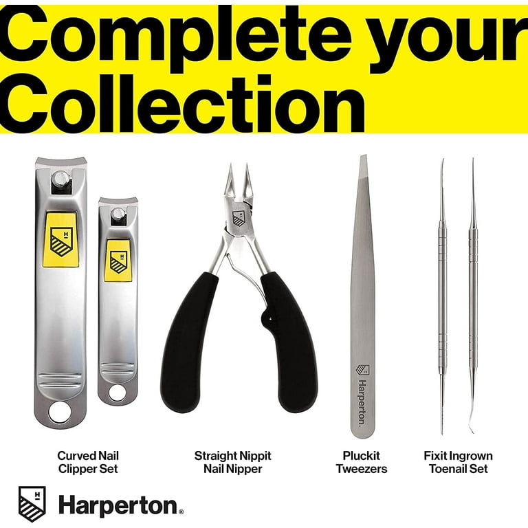 Harperton Nail Clippers Set - 2 Pack Stainless Steel