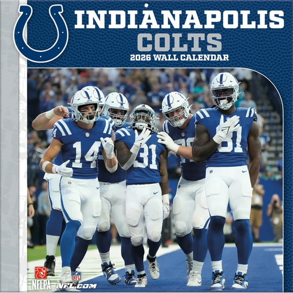 Indianapolis Colts 2026 12x12 Team Wall Calendar, (Paperback)
