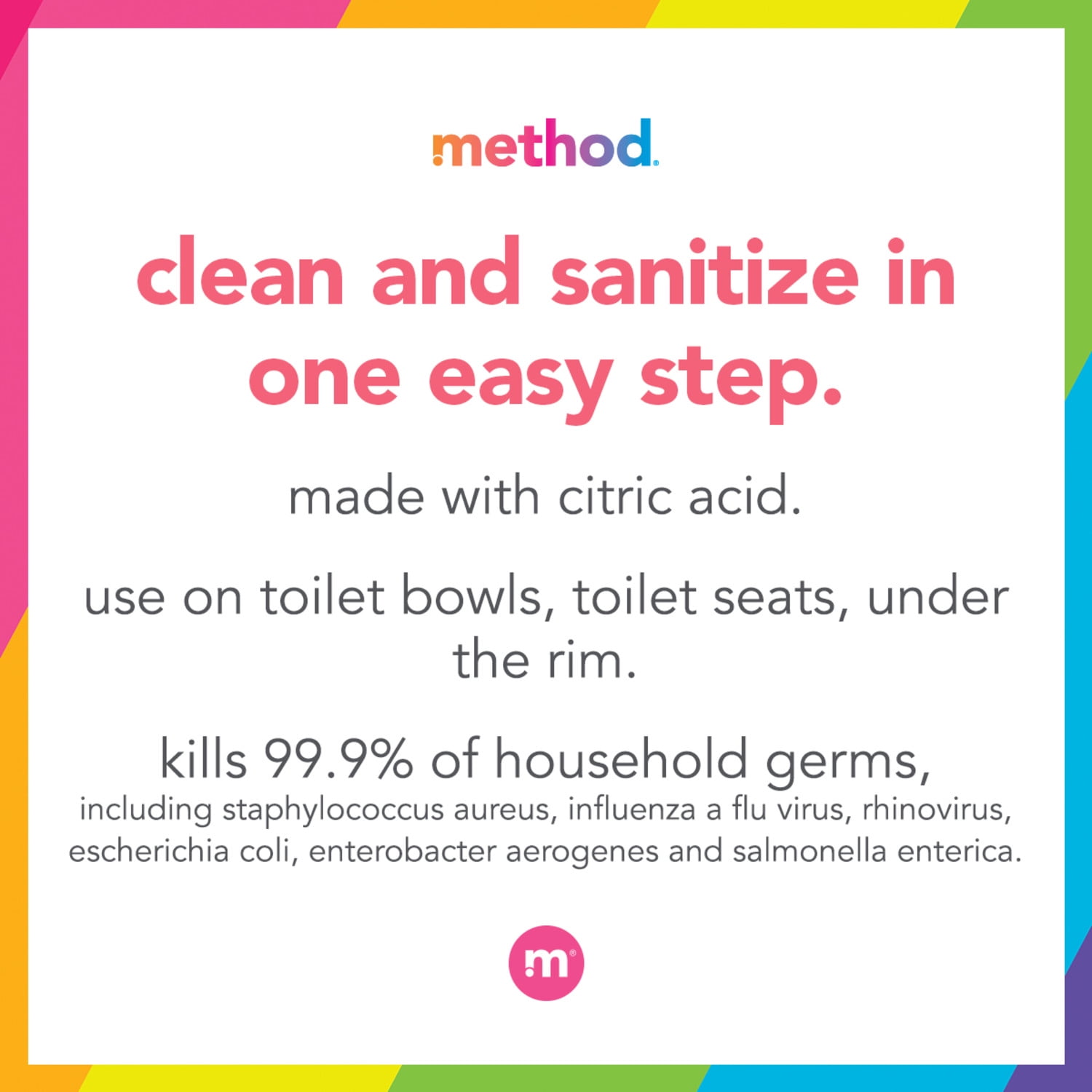 (3 pack) Method Antibacterial Toilet Bowl Cleaner, Spearmint Fragrance, 24 fl oz
