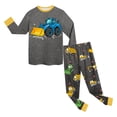 thumbnail image 5 of NOLDARES Toddler Baby Girl Clothes Fall Outfits Print Long Sleeve Sweatshirt Tops + Pants Set(Dark Gray,8-9 Y), 5 of 5