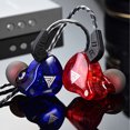 thumbnail image 4 of QKZ 1 Pair Wired Earphone 3.5mm In-ear Type Headset Phone Headphone HiFi Sound Earphone for MP3 MP4 Tablet, Red, Blue, 4 of 9