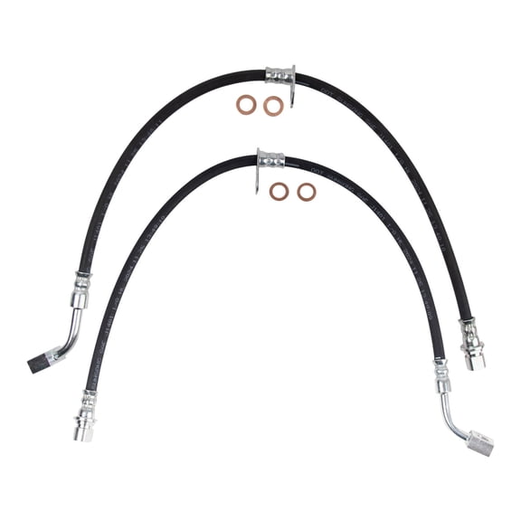 TRQ Brake Hose Set Fits 2012-2015 Chevrolet Camaro