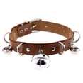 thumbnail image 1 of Collier pour Animaux de Compagnie en Simili Cuir: Sangle de Cou de Chien de Sécurité pour Chat Robuste avec Cloche, 1 of 2