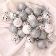 thumbnail image 3 of Limei Christmas Tree Balls Environmentally Protection 30Pcs Delicate Craft Christmas Tree Balls Attractive Durable for Party, 3 of 7