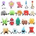 thumbnail image 2 of 19 Styles Battle for Dream Island Plush Toys Bfdi Plushie Stuffed Doll Cartoon Plant Soft Toy Leafy Firey Flower Doll Kids Gifts, 2 of 5