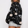 thumbnail image 4 of Ichuanyi liquidación moda para mujeres manga larga de manga redonda redonda de cuello impreso tops blusa ICHUANYI WER2023081603646, 4 of 6