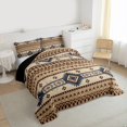 thumbnail image 3 of Feelyou Western Fashion Aztec Bedding Comforter Set for Adult, Vintage Abstract Ombre Twin Comforter Sets, Cowgirl Cowboy Reversible Bedding Set, Microfiber Bedroom Decor, 2 Pieces, 3 of 8