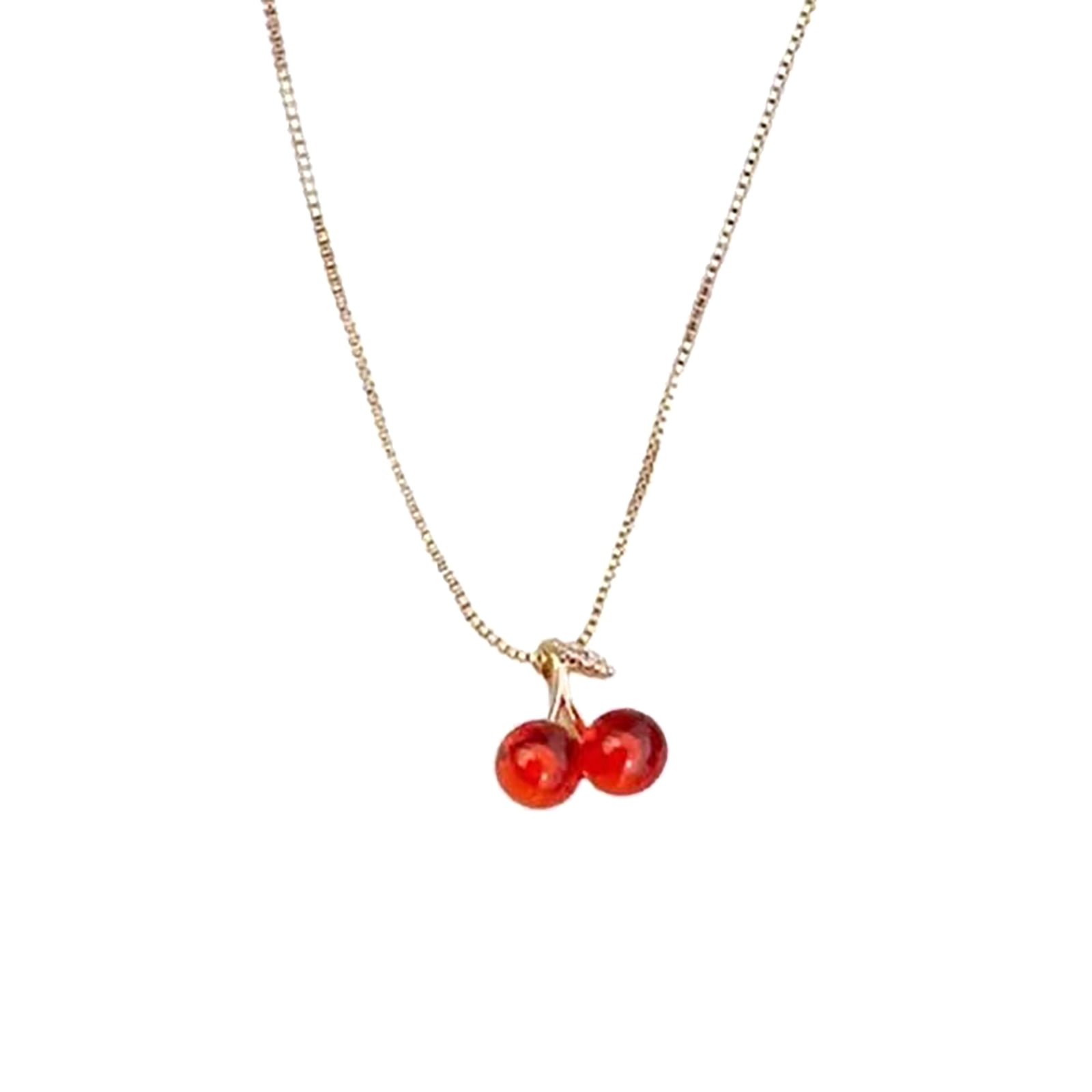 Red 2024 cherry necklace