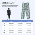 thumbnail image 6 of Kdxio Flower and Sail Boat Print Men's Sleep Pajama Pant Lounge Pants with Pockets, 6 of 8