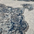 thumbnail image 5 of Luxee Designs Alexandria Collection 3x10 Runner Rug, Medallion Rugs for Laundry Room, Entryway, Bathroom, Kitchen, Pet Friendly, Low Pile, High Traffic Area, Stain Resistance - Ivory/Navy, 5 of 10