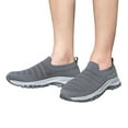 thumbnail image 3 of Sngxgn Men's Lightweight Breathable Running Shoes Walking Sneakers(Grey,40), 3 of 8