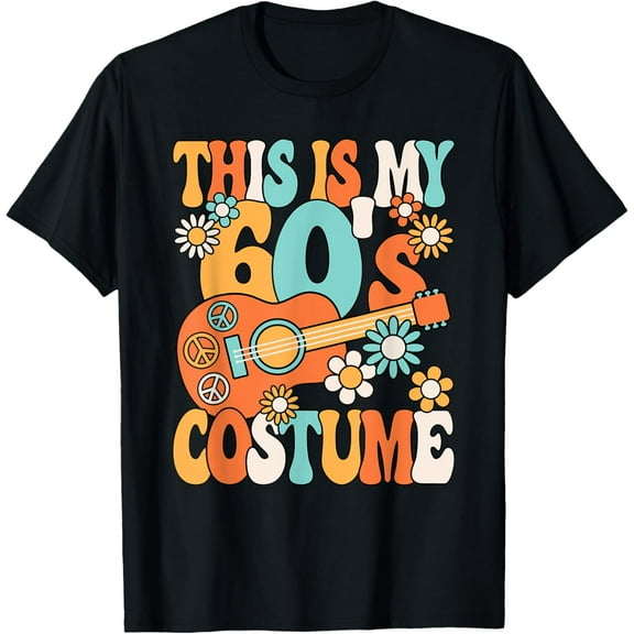 This Is My 60's Costume 1960s Party 60s Outfit Retro Groovy T-Shirt