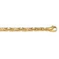 thumbnail image 1 of 14K Yellow Gold 4.75mm Polished Byzantine Link Chain, 1 of 2