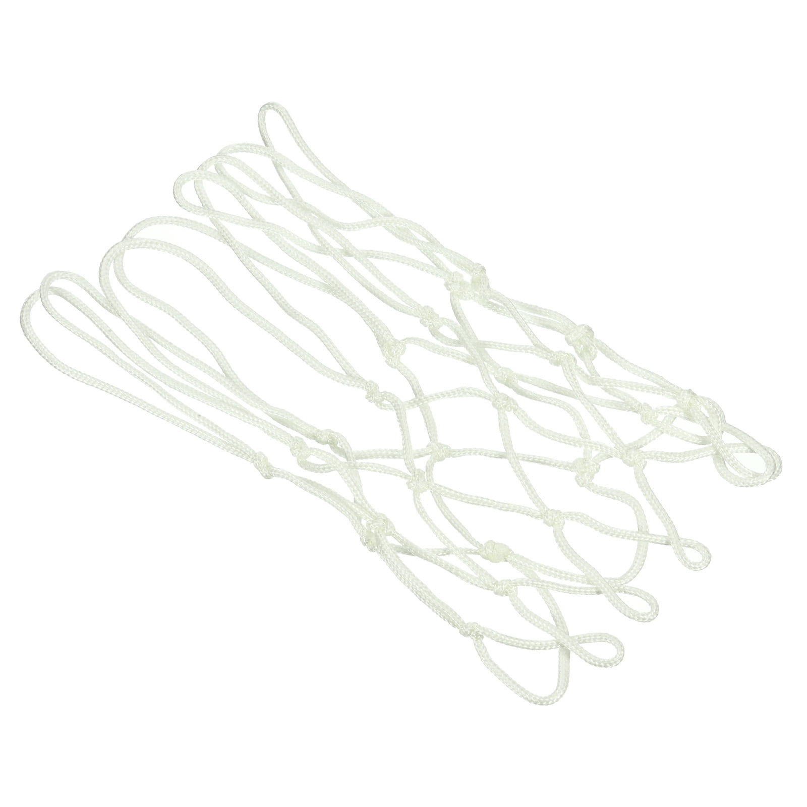 Lot De 2 Filets De Basket Miniatures - Nylon Résistant, 8 Boucles, Pour Paniers De 20 à 26 Cm, Intérieur/extérieur - 11
