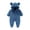 Blue, variant on Winter Baby Clothes Keep Warm Fleece Thick Onesie Cute Ear Hooded Jumpsuits Newborn Boys Girls Romper Kids Coats Jackets (Yellow,0-3 Months)