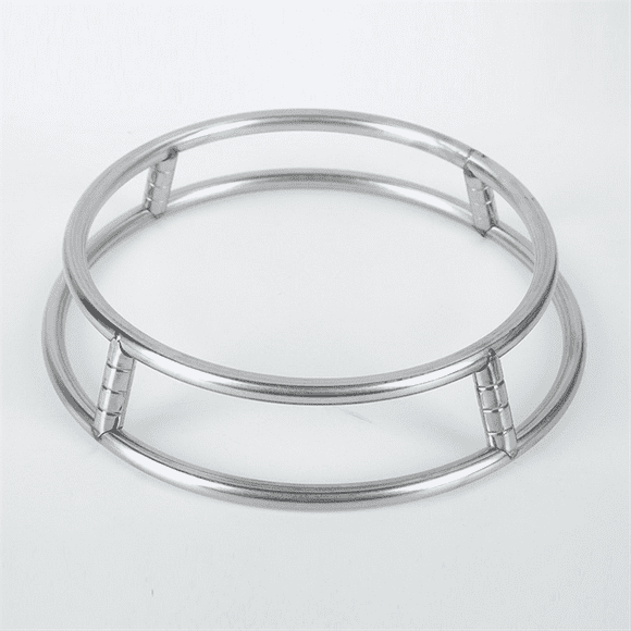 Wok Stainless Steel Wok Ring Pot Rack Burner Grate Replacement Wire Insulated Pot Mat Stand for Kitchen Wok Accessories