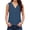 Navy, variant on Womens V Neck Cropped Linen Tank Tops Breathable Loose Solid Simple Camisole Spring Summer Sleeveless Undershirtss Green XXL
