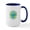 White/Navy Inside, variant on CafePress - DíA De La Tierra 2018 | Fin Contaminaci& Mugs - 15 oz Ceramic Large White Nolvety Mug
