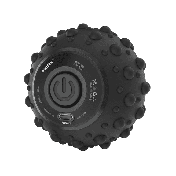 FitRx VibraBall Rechargeable Massage Ball, Black