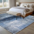 thumbnail image 4 of Blue Area Rug 5x8 FT, Non Slip Bedroom Throw Carpet, Retro Oil Painting Modern Abstract Art Aesthetics Washable Soft Floor Carpet Non-Shedding Rug for Living Room Nursery Dorm Office, 4 of 9
