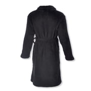 Rocawear Boys Removable Belt Plush Bathrobe, Black