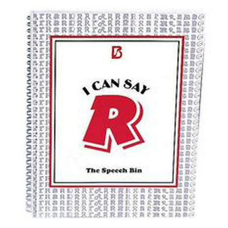 Abilitations Speech Bin Special Needs Speech Therapy Book, I Can Say