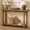 Brown, variant on Tarnorci 54.33" Console Table, Narrow Entryway Sofa Table with Storage Shelves, Brown
