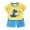 Blue, variant on Toddler Baby Boy Clothes Boys Summer Outfits Short Sleeve Patchwork T-Shirt & Solid Shorts Set 12 Months-5T(Yellow,5-6 Years)