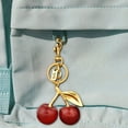 thumbnail image 4 of RXIRUCGD 26 Letters Cherries Keychains Bags Pendants Accessories Car Keychains, 4 of 6