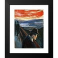thumbnail image 2 of Edvard Munch 19x24 Black Modern Framed Museum Art Print Titled - Despair (1892), 2 of 5